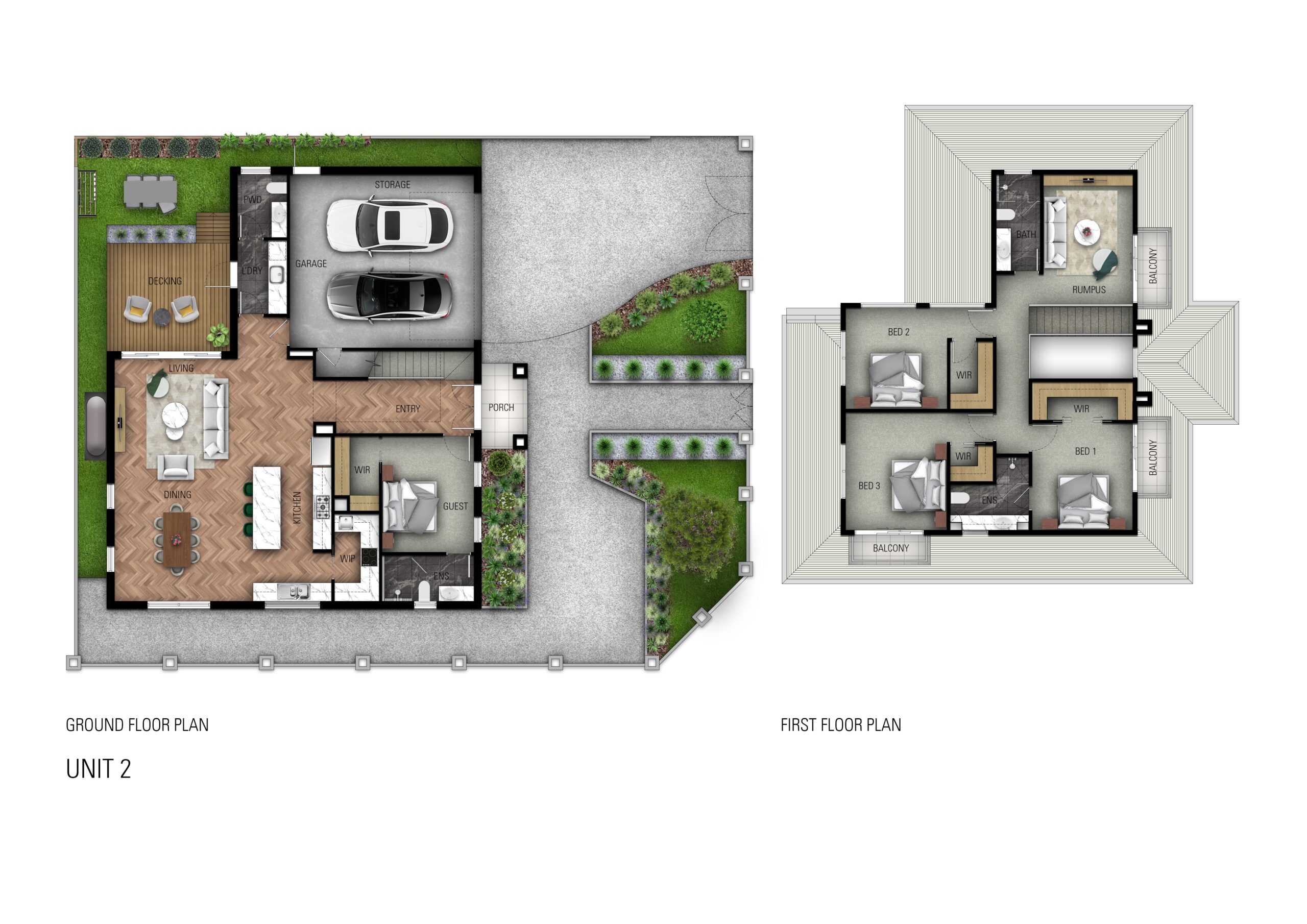 2d Coloured Floor Plan Sample