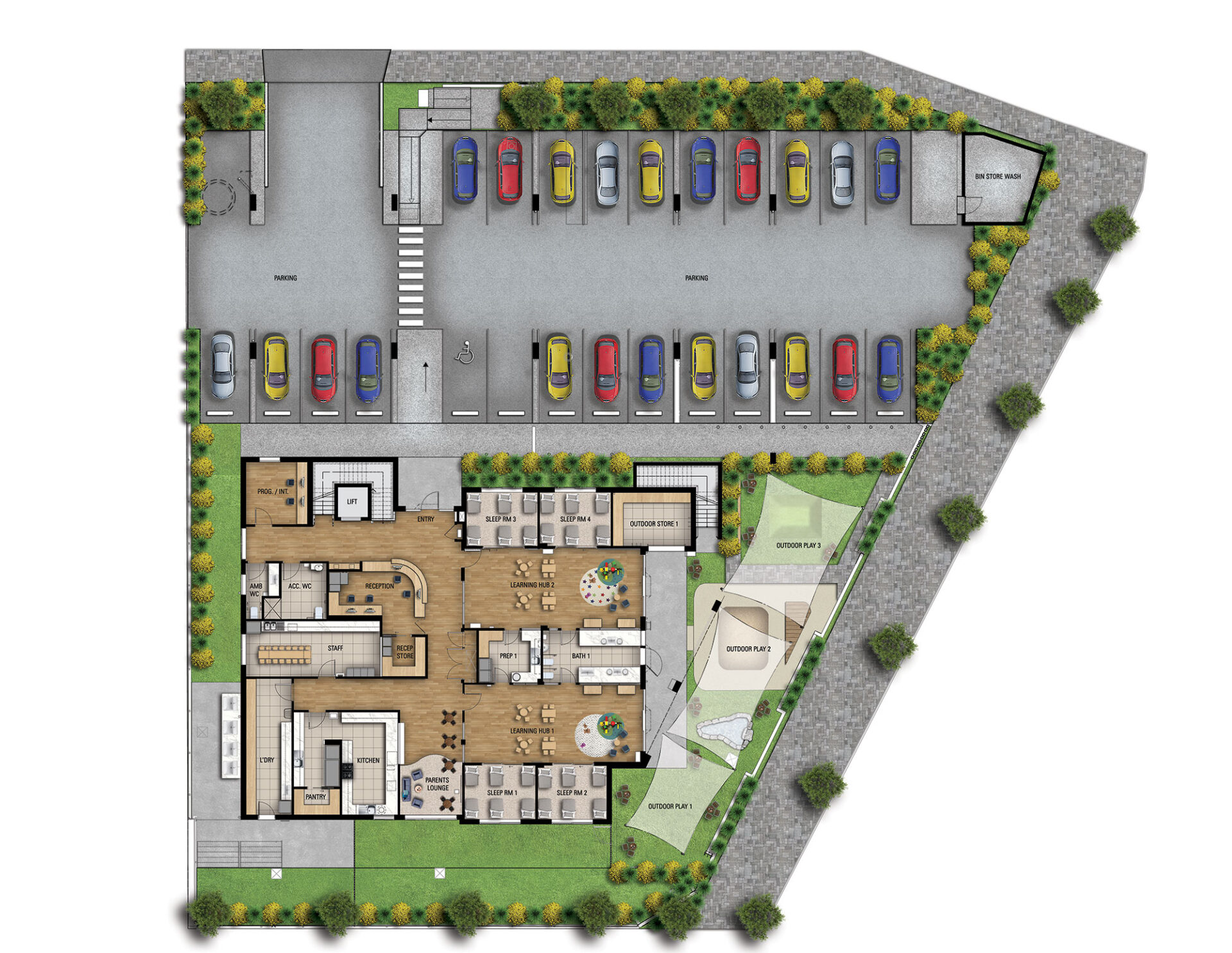 F30418 S30418 Pasadena Green Leaves Centre Floor Plans GF